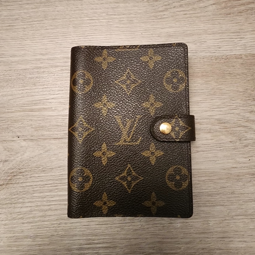 Louis Vuitton Brown Monogram Planner Journal Agenda Canvas
